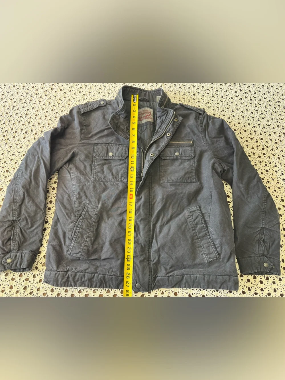 Levi's Dark Gray Military Field Jacket
